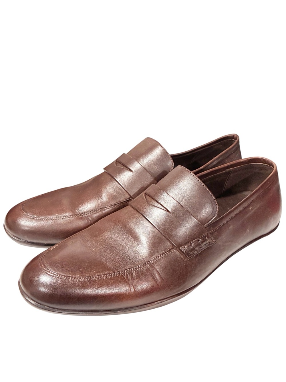 Harry’s of London Brown Leather Slip on Loafer Size 45F/12